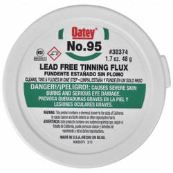 Oatey OATEY 1.7oz Can Solder Paste 30374