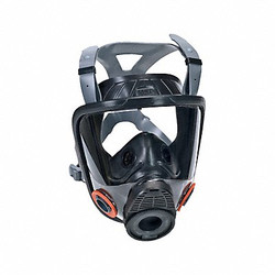 Msa Safety Full Face Respirator,S,Black 10083786