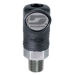 Dynabrade Quick Connect,Socket,1/4" Body,1/4"-18 94980