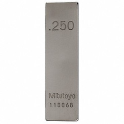 Mitutoyo Gage Block,Rect,Steel,0.250 In,ASME 0 611212-531