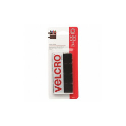 Velcro Brand Hook-and-Loop Fast, Black, Square, PK12 90072