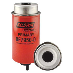 Baldwin Filters Fuel Filter,7-21/32 x 3-1/2 x 7-21/32 In BF7950-D