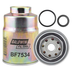 Baldwin Filters Fuel Filter,5-7/16 x 3-9/16 x 5-7/16 In BF7534