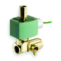 Redhat Solenoid Valve,Brass,Air, Inert Gas,1/4" EF8345H003