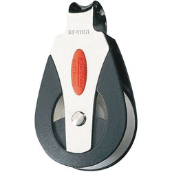 Ronstan Pulley Block,Fixed Eye,7/16 in Rope dia. RF41101