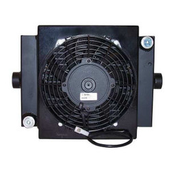 Akg Forced Air Oil Cooler,12VDC,2 to 30 gpm D10-12