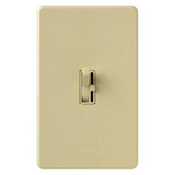 Lutron Lighting Dimmer,1-Pole,Toggle,Ivory  AY-10PH-IV