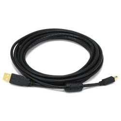 Monoprice Standard USB Cable,Black,15ft L 5450