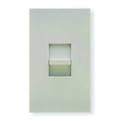 Lutron Lighting Dimmer,Slide,Fluorescent,1-Pole  NF-10-WH