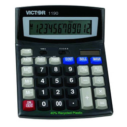 Victor Technology Desktop Calculator,5.9" W,1" H 1190