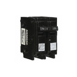 Siemens Circuit Breaker,15A,Plug In,120/240V,2P Q215