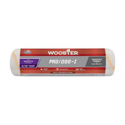 Wooster Paint Roller Cover,9"L,3/16"Nap,Woven RR641-9