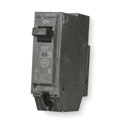 Ge Circuit Breaker,15A,Plug In,120/240V,1P THQL1115