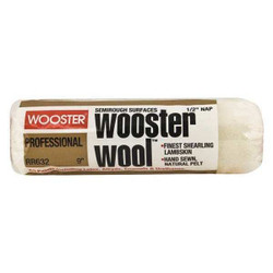 Wooster Paint Roller Cover,9 In,Nap 1/2 In RR632-9