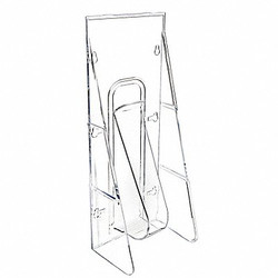 Deflecto Leaflet Holder,1 Compartment,Clear 55601GR