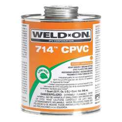 Weld-On Pipe Cement,16 fl oz,Orange 13978