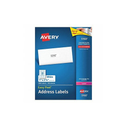 Avery Laser Label,1" H,2-5/8" W  7278205160