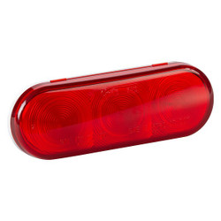 Grote Stop/Turn/Tail Light,Oval,Red,6-1/2" L 54172