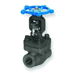 Sharpe Valves Gate Valve,1 1/2",Forged Steel,NPT 4371003800
