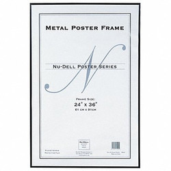 Nudell Metal Poster Frame 24x36 Black 31242