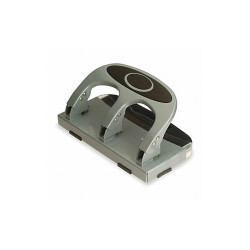 Officemate Heavy Duty Paper Punch,Three Hole,Silver 90100