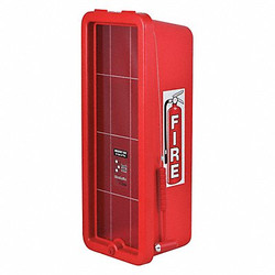 Cato Fire Ext. Cabinet,Red,Polystyrene 105-10 RRC-H