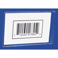 Bin Buddy Label Holder,Clear,Smooth,Slide-In,PK25 BB-35