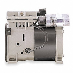 Thomas Piston Air Comp/Vacuum Pump,0.333 hp 688CE44