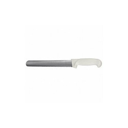 Crestware Slicer Knife,10 in Blade,White Handle KN51