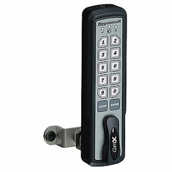 Compx Regulator Electronic Keyless Lock,Black,Nonhanded  REG-M-V-3-BLK