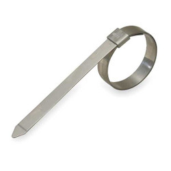 Band-It Band Clamp,3/8"W,Lip-Lock,9/16"OD,PK24 GRS201