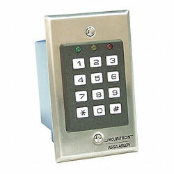Securitron Access Control Keypad,DK-16,12Key,Indoor DK-16