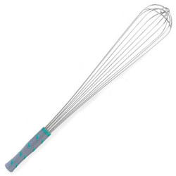 Vollrath Whip,22 in L,Aqua Handle 47096