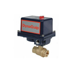 Dynaquip Controls Electronic Ball Valve,Brass,1/2 In. EHH23ATE20H