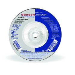 United Abrasives/Sait DepressedGrindWhl,5/8"-11CN,ThreadHle 20146