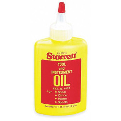 Starrett Tool and Instrument Oil,4 oz,Bottle  1620