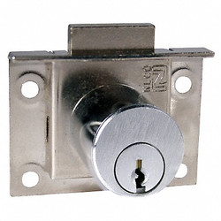 Compx National Deadbolt Latch Drawer Lock,Steel C8133-KD-26D