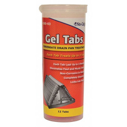 Nu-Calgon Condensate Pan Treatment, Gel Tab, 3 ton 4185-03