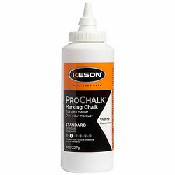 Keson Marking Chalk Refill,White,8 Oz 8W