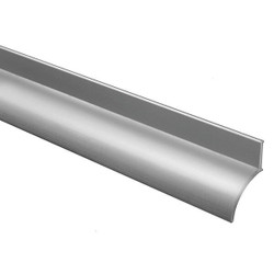 National Guard Drip Door Edge,Aluminum,76 In  17-76