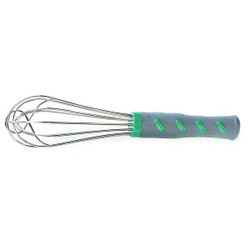 Vollrath Whip,10 in L,Aqua Handle  47090