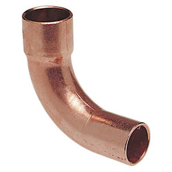 Nibco 90 Deg Long Radius Elbow,Wrot Cu,5/8" 607-2LT 5/8