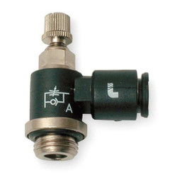 Legris Flow Control Valve,1/4" PTC,10-32 UNF 7660 56 20