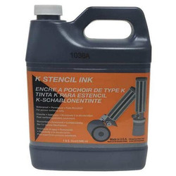 Marsh Stencil Ink,Jug,Black,1 qt.  K-BK-Q