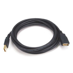 Monoprice Extension USB Cable,Black,10ft L 5434