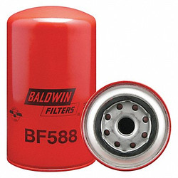 Baldwin Filters Fuel Filter,7-11/32 x 4-1/4 x 7-11/32 In BF588