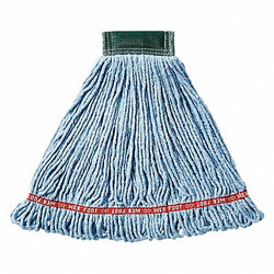 Rubbermaid Commercial Wet Mop,Blue,Cotton/Synthetic FGA25206BL00