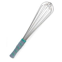 Vollrath Whip,14 in L,Aqua Handle 47092