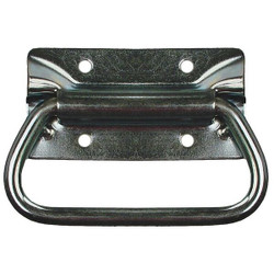 Sim Supply Folding Pull Handle,Polished Zinc  PH-0285