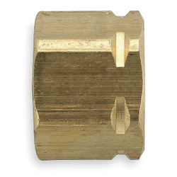 Parker Tube Nut,Brass,Comp,3/16In,PK100 61CA-3